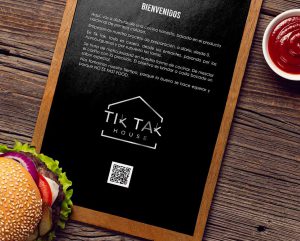 CARTA TIK TAK HOUSE HAMBUERGUESAS restaurante menu